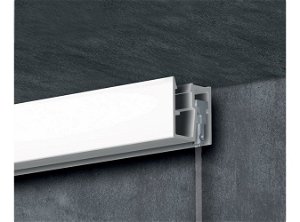 Newly R40 Rail White 2m Picture Hanging System Rail