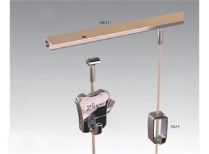 STAS Uprail SILVER 2m Picture Hanging System Rail