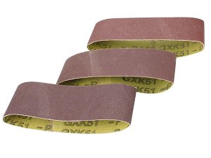 Mitred Face Sanding Tool Spare Belts pack 3