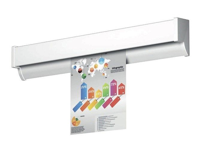 Newly R50 Paper Display Rail White 1m