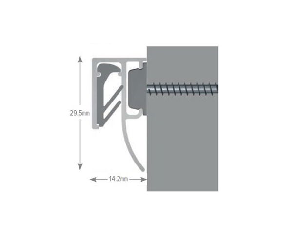 Newly R50 Paper Display Rail White 1m