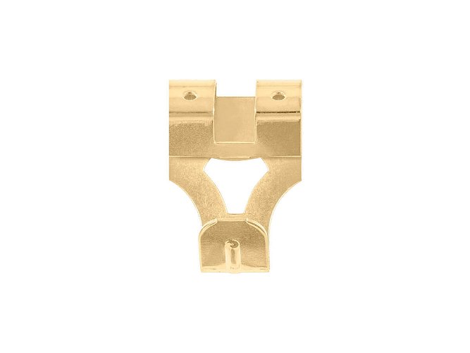 Picture Hooks 2 Pin Standard 28mm Brass Plated pack 100