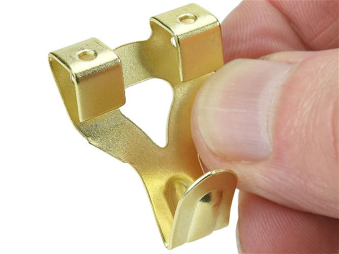 2 pin picture hook in hand