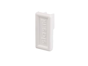 STAS Cliprail Pro End Caps White Pack of 5