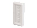 STAS Cliprail Pro End Caps White Pack of 5