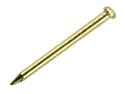 Picture Pins Hardened 17mm Brass Plated pack 1000