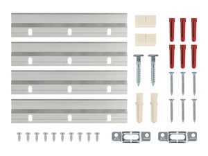 French Cleat Hanger Strips & T Screw Kit for 2 or 1 Wood Frames