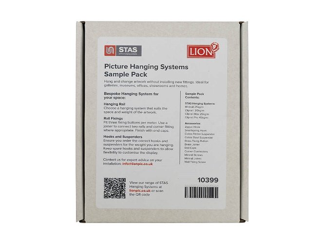 STAS Picture Hanging Rails Samples Pack