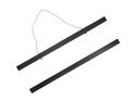 Poster Hangers Black Open Grain 330mm Box of 10