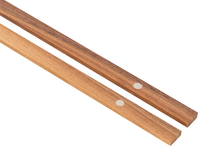 Poster Hangers Natural Walnut 330mm Box of 10