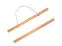 Poster Hangers Natural Walnut 330mm Box of 10