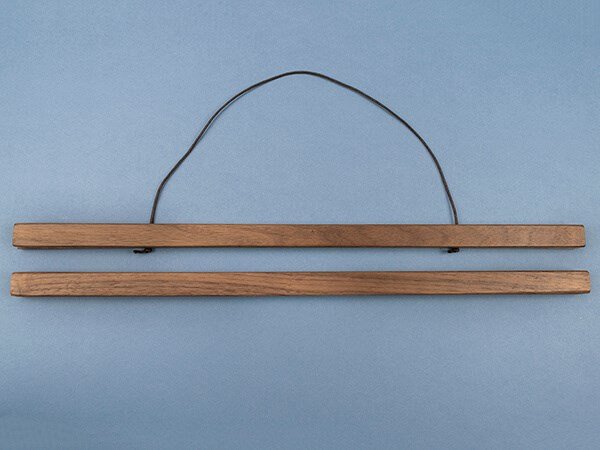 Poster Hangers Natural Walnut 330mm Box of 10
