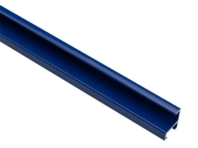 M11 7x21mm Colours Bright Blue Gloss Aluminium Frame Moulding