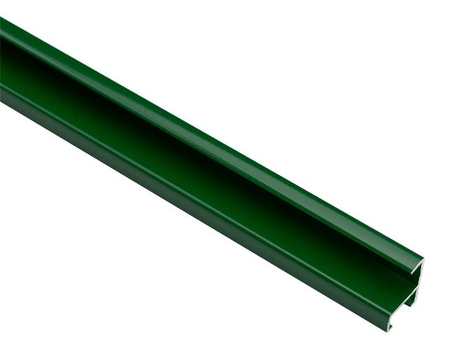 M11 7x21mm Colours Bright Green Gloss Aluminium Frame Moulding
