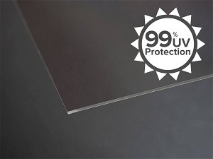 Acrylic Glass Archival 99% UV Protection 2mm 1200mm x 815mm 1 sheet