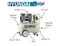 Hyundai 24L Oil Free Air Compressor
