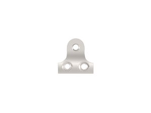 3 Hole Mirror Plates 19mm Nickel Plated pack 100