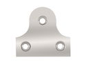 3 Hole Mirror Plates 46mm Nickel Plated pack 50