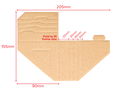 Universal Cardboard Frame Corner Protectors 20-50mm FSC™ Certified Mix 70% 520 Pack