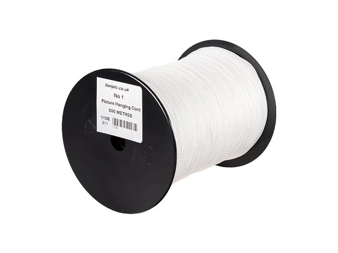 Picture Hanging Cord White No.1 22kg 500m