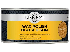 Liberon Black Bison Wax 500ml Medium Oak