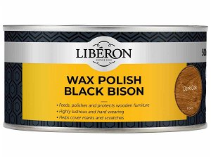 Liberon Black Bison Wax 500ml Dark Oak