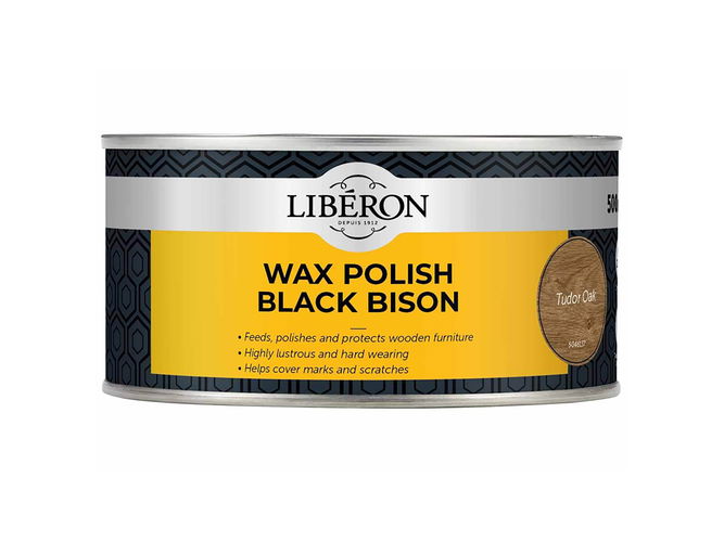 Liberon Black Bison Wax 500ml Tudor Oak