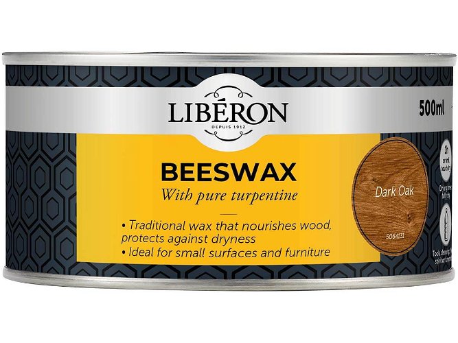 Liberon Beeswax Polish Dark Oak 500ml