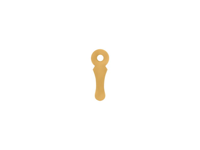 Turn Button Frame Fastener 19mm Brass Narrow 200 pack
