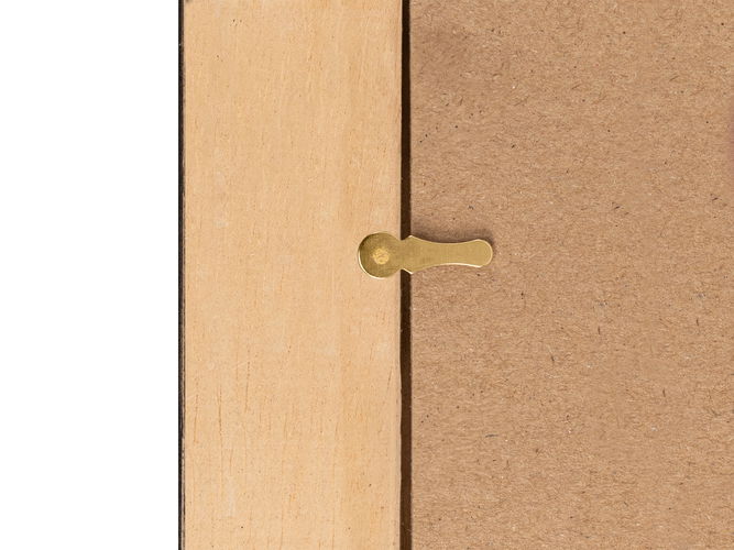 Turn Button Frame Fastener 19mm Brass Narrow 200 pack