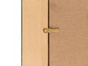 Turn Button Frame Fastener 19mm Brass Narrow 200 pack