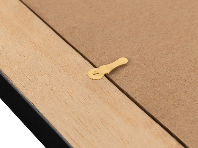 Turn Button Frame Fastener 19mm Brass Narrow 200 pack