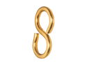 S Hooks Brass 25mm x 12g Pack of 20