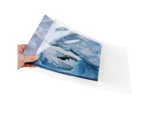 Clear Polyester Print Pockets 75mn 604 x 430mm A2 Pack 25