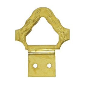 Wreath Top Picture Hangers B 26mm BRASS finish Pack of 100