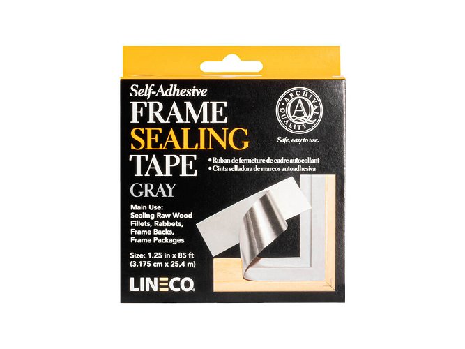 Lineco Foil Frame Sealing Tape Archival Self Adhesive 32mm x 25m