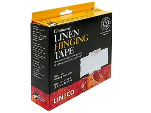 Lineco Fine Acid Free Cloth Tape Gummed 25mm x 45.7m