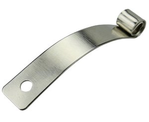 Spring Clips Scroll End 49mm Nickel Plated 100 pack