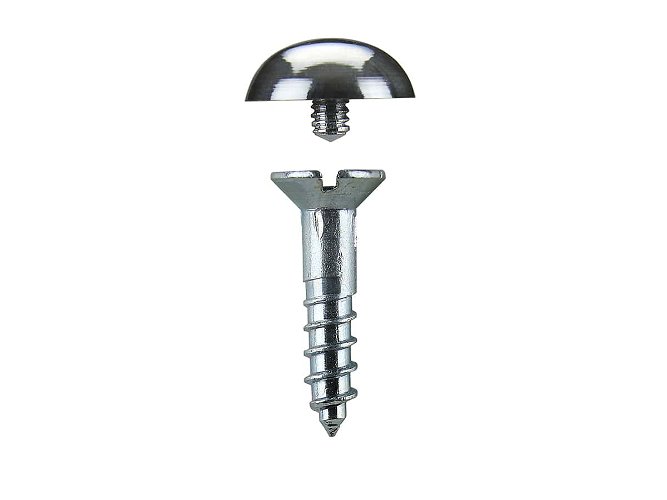 Mirror Screws Dome 19mm x 4.2mm pack 20