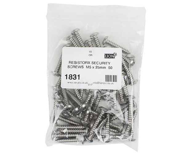 Security Screws 8 x 25mm pack of 50