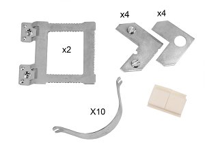 Aluminium Frame Hardware Standard with CWH3 Sawtooth Hangers 1 pack