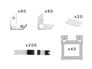 Aluminium Frame Hardware Standard with CWH3 Sawtooth Hangers 20 pack