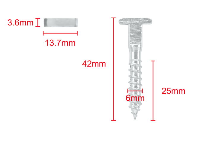 T Screws for Safe and Secure Frame Fixing pack 200