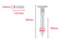 T Screws for Safe and Secure Frame Fixing pack 200