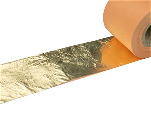 Metal Gold Leaf 50mm x 50m roll