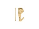 Picture Hooks 1 Pin 26mm Brass pack 1000 with Pins