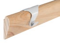 Picture Rail Hook 38mm x 34mm White 10 pack