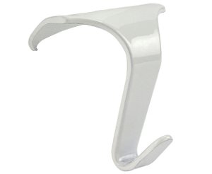 Picture Rail Hook 38mm x 34mm White 10 pack