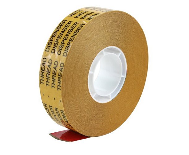 Double sided tape for atg applicators