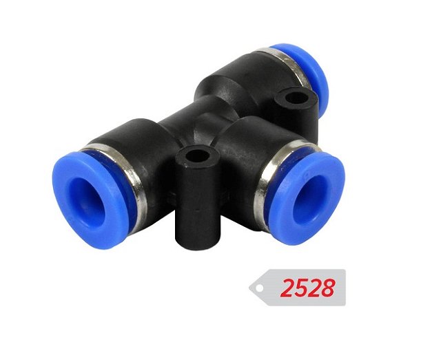Push In 6mm / 6mm / 6mm T Connector